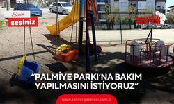 “Palmiye Parkı’na bakım yapılmasını istiyoruz”