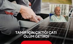 Tamir için çıktığı çatı ölüm getirdi