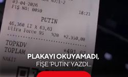 Plakayı okuyamadı, fişe "Putin" yazdı, gülüşler işsiz bıraktı