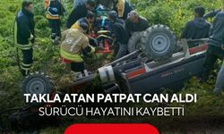 Takla atan patpat can aldı, sürücüsü hayatını kaybetti