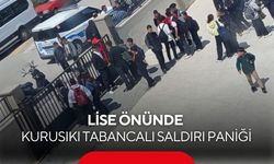Lise önünde kurusıkı tabancalı saldırı paniği