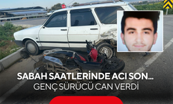 Sabah saatlerinde acı son... Genç sürücü can verdi