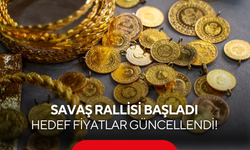 Savaş rallisi başladı: Ons ve gram altın için hedef fiyatlar güncellendi!