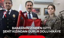 Babasının izinden gitti: Şehit kızından gururlandıran hikâye