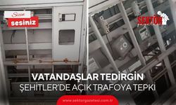 Şehitler Mahallesi’nde açıkta kalan trafo tepki çekti: Vatandaşlar tedirgin