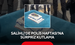 Salihli’de Polis Haftası’na sürpriz kutlama