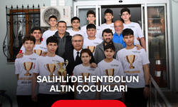 Salihli’de hentbolun altın çocukları