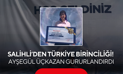 Salihli Anadolu Lisesi öğrencisi Türkiye birincisi oldu
