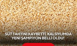 Süt tahtını kaybetti, kalsiyumda yeni şampiyon artık o