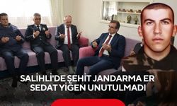Salihli'de Şehit Jandarma Er Sedat Yiğen unutulmadı