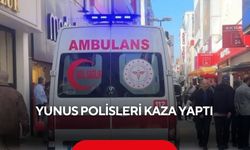 Yunus polisleri kaza yaptı: 1 yaralı