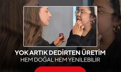 Yok artık dedirten üretim! Soğan kabuğundan ruj yaptılar...