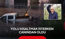 Yolu kısaltmak isterken canından oldu... Güvenlik kamerası her şeyi kaydetti