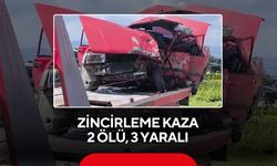 Zincirleme kaza: 2 ölü, 3 yaralı