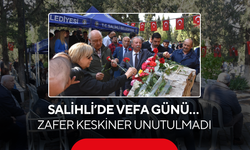 Salihli’de vefa günü… Zafer Keskiner unutulmadı