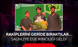 Rakiplerini geride bıraktılar… Salihli’ye Ege ikinciliği geldi
