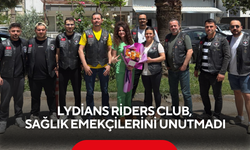 Lydians Riders Club sağlık emekçilerini unutmadı