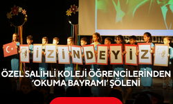 Özel Salihli Koleji öğrencilerinden 'Okuma Bayramı' şöleni