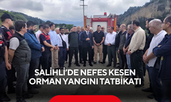 Salihli’de yangınlara karşı hazırlık çalışmaları sürüyor