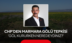 Salihli CHP’den Marmara Gölü tepkisi… ‘Marmara Gölü kururken neredeydiniz?’