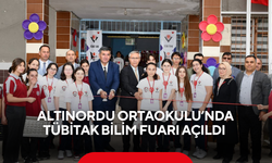 Altınordu Ortaokulu’nda TÜBİTAK Bilim Fuarı açıldı