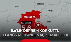 5.6’lık deprem korkuttu! Elazığ Valiliği’nden açıklama geldi...