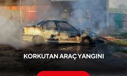 Korkutan araç yangını