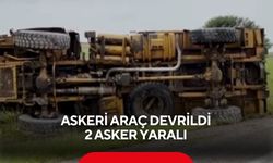 Askeri araç devrildi: 2 asker yaralı