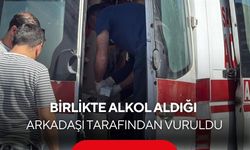 Alkol masasında dehşet: Arkadaşını bacağından vurdu