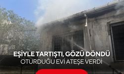 Aile tartışması yangınla bitti! Evini yaktı, çatıdan kaçarak izini kaybettirdi...