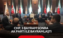 CHP, 3 bayram sonra AK Parti ile bayramlaştı