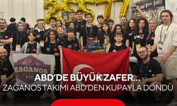 ABD’de büyük zafer… ZAĞANOS Takımı ABD’den kupayla döndü