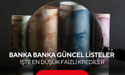 Banka banka güncel listeler açıklandı: İşte en düşük faizle kredi sunan o bankalar