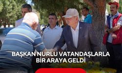 Başkan Nurlu, kabir ziyaretlerinde vatandaşlarla bir araya geldi