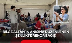 Manisa’da Bilge Altan’ın anısına düzenlenen şenlikte rekor bağış