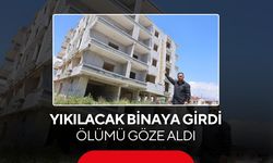 Canını hiçe saydı, ağır hasarlı binaya girdi bir can kurtardı...