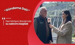 Demirköprü Barajı’nda su salınımı başladı