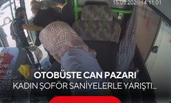 Direksiyon başında kahramanlık! Fenalaşan yolcu hastaneye böyle ulaştı...
