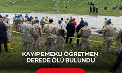Kayıp emekli öğretmen derede ölü bulundu