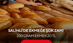 Salihli’de ekmeğe zam: Hem gramaj hem fiyat arttı