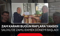 Zam kararı bugün raflara yansıdı… Salihli’de zamlı ekmek dönemi başladı