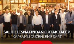 Salihli esnafından ortak talep: Kapsamlı düzenleme şart