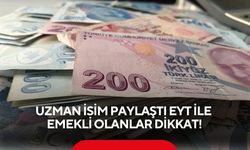 Uzman isim paylaştı EYT ile emekli olanlar dikkat!