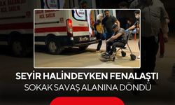Facianın eşiğinden dönüldü | Seyir halindeyken fenalaştı, sokak savaş alanına döndü...