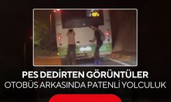 Faciaya davetiye! Hareket halindeki otobüse tutundular...