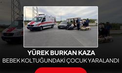 Feci kaza! Motosiklet ile otomobil çarpıştı... Biri bebek 2 yaralı