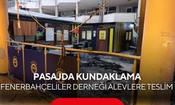 Fenerbahçeliler Derneği’nde yangın panik yarattı... | Dernekteki dehşet anları kamerada