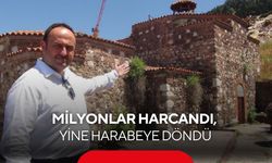 Manisa'da milyonlar harcandı, 660 yıllık hamam yine harabeye döndü