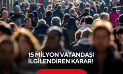15 milyon vatandaşı ilgilendiren karar! Düzenleme TBMM’den Geçti