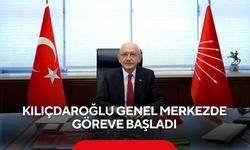 Kılıçdaroğlu Genel Merkezde göreve başladı